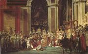 Consecration of the Emperor Napoleon (mk05) Jacques-Louis  David